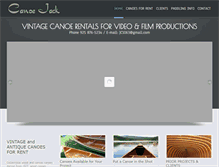 Tablet Screenshot of canoejack.com